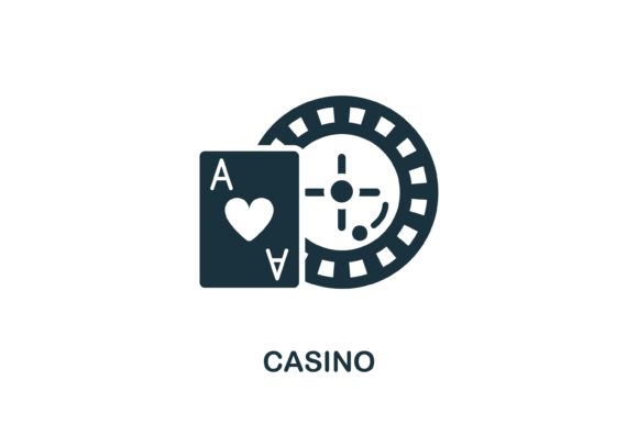Casino Icon: Creative Design Element for Web & Templates