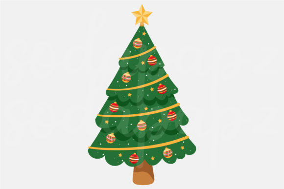 Classic Christmas - Christmas Tree: A Versatile Design Element for Holiday Creativity