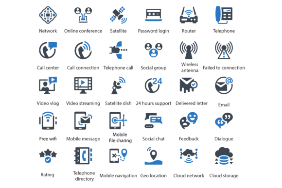 Communication Icons: Enhancing Visual Storytelling Across Design Projects