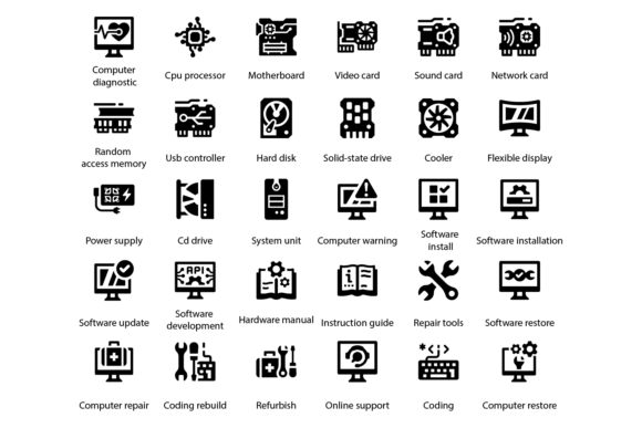 Computer Hardware Icons: The Secret Weapon for Designers and Content Creators
