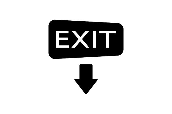 Emergency Exit Sign Icon: Design Made Simple