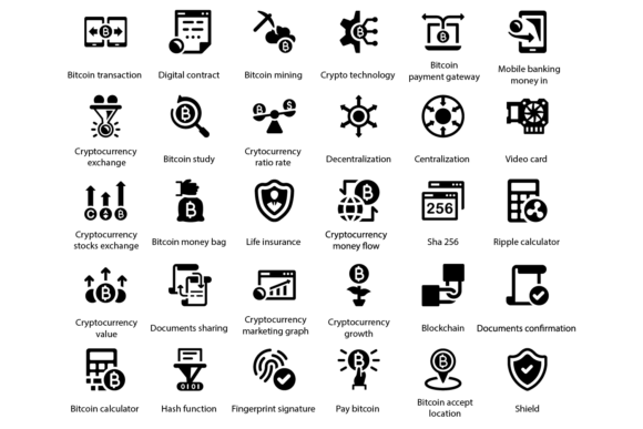 Enhancing Design Projects with Financial Technology Icons