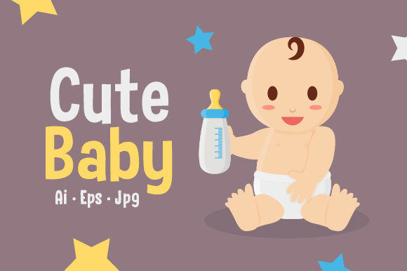 Exploring the Versatility of Cute Baby Vector Illustrations for Creative Projects