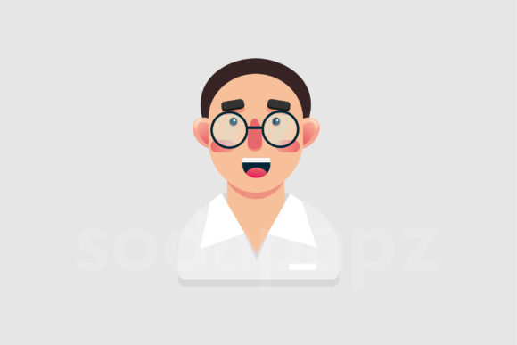 Family Character Icon - Boy Student: A Versatile Design Asset for Creative Projects