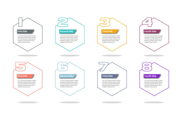 Infographic Template with Numbers 8: A Visual Tool for Business Clarity