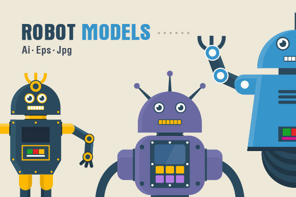 Robot Toys: A Versatile Vector Illustration Resource for Creative Professionals