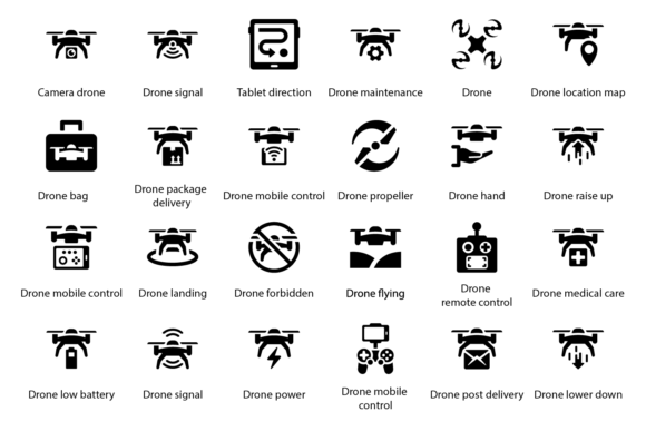 Unlocking Creativity with Drones Icons: The Ultimate Design Resource for Modern Professionals